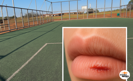 Left or right campo de futebol e ferimento